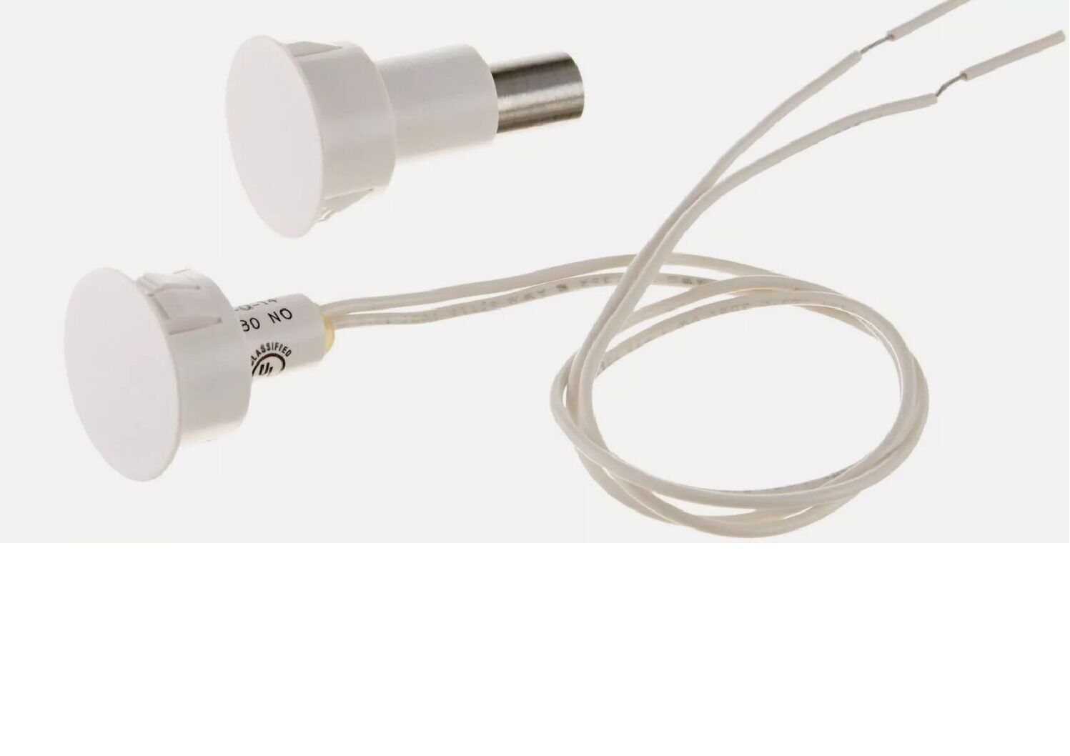 Securitron DPS-M-WH Concealed Door Position Switch for Metal Doors, White - Image 1