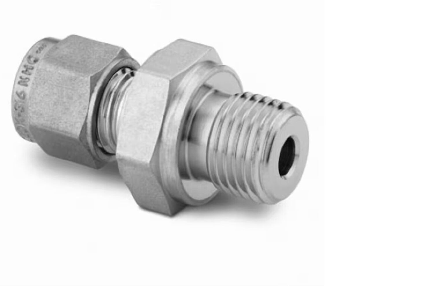 Stainless Steel Swagelok Tube Fitting, Male Connector, 10 mm Tube OD x 3/8 in. Male ISO Parallel Thread.? SS-10M0-1-6RP - Image 1