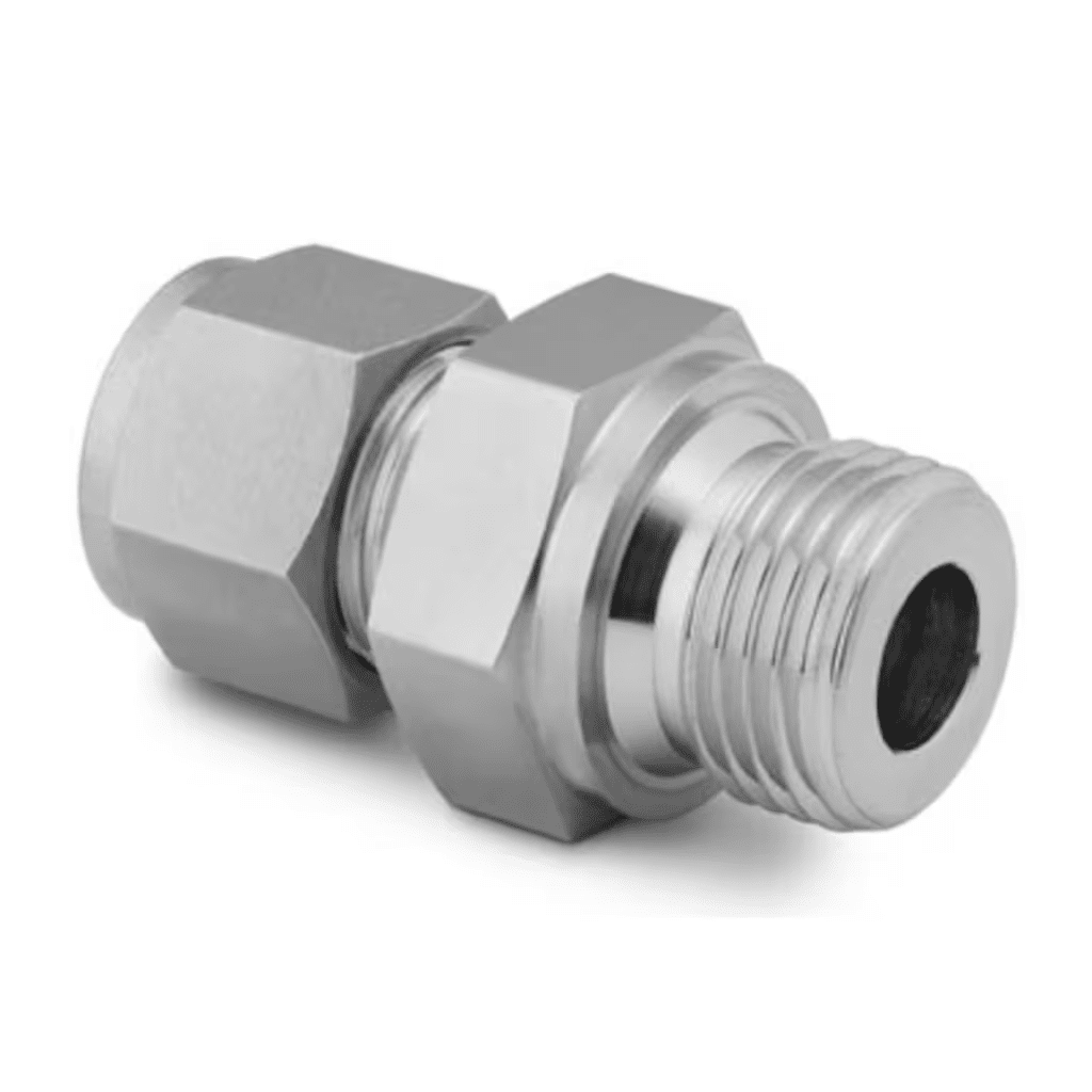 SS-810-1-8RS Swagelok 316 Stainless Steel Tube Fitting, Male Connector, 3/4 in. Tube OD x 3/4 in. Male ISO Parallel Thread, Straight Shoulder SS-1210-1-12RS Swagelok™ - Image 1
