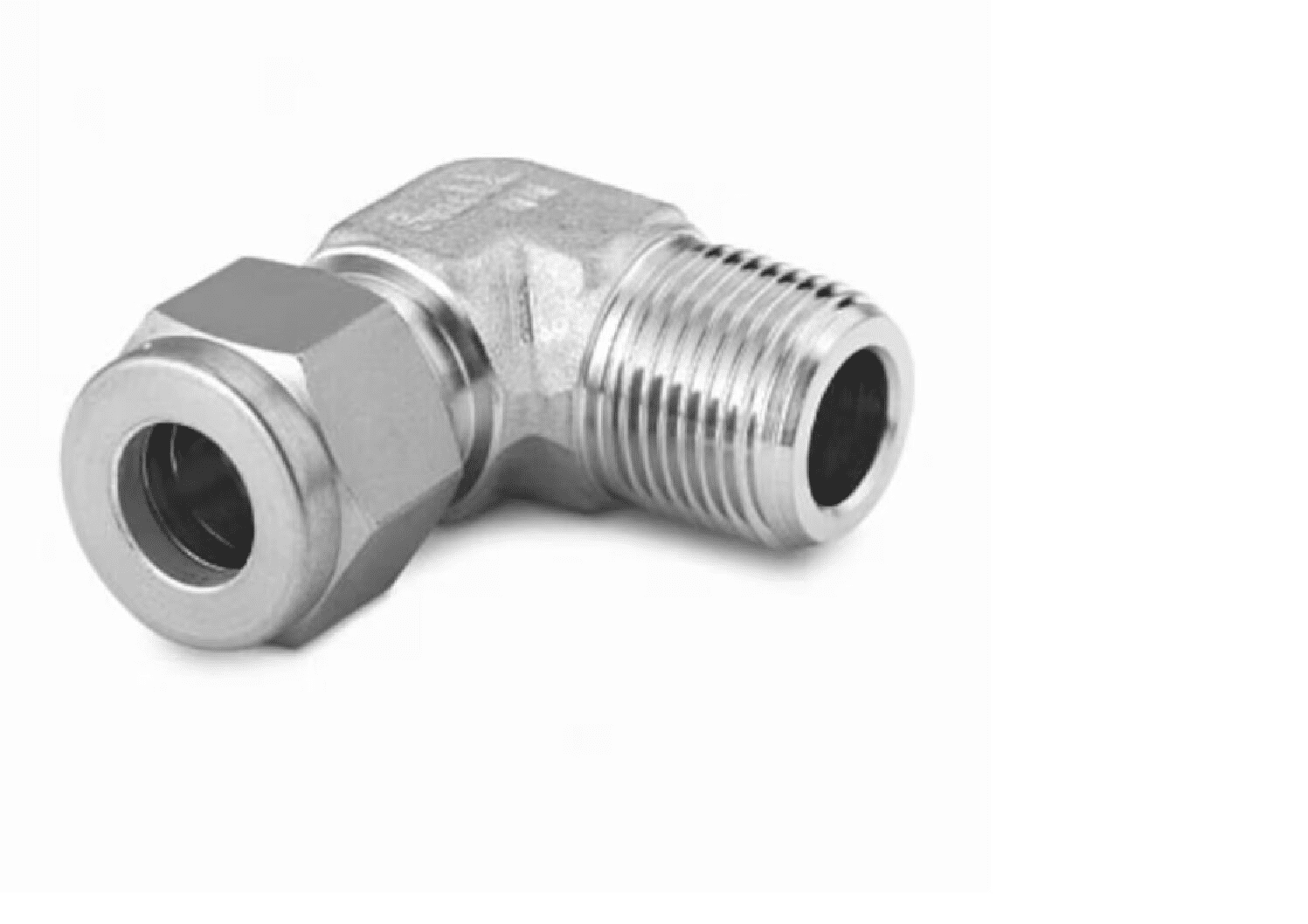 Stainless Steel Swagelok Tube Fitting, Male Elbow, 10 mm Tube OD x 1/4 in. Male NPT. SS-10M0-2-4 Stainless Steel Swagelok Tube Fitting, Male Elbow, 10 mm Tube OD x 1/4 in. Male NPT. SS-10M0-2-4
