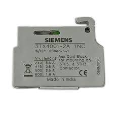 download-17 SIEMENS SIRIUS Auxiliary Contact Block 3TX4001-2A - Image 1
