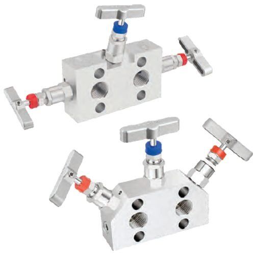 MVA 3-HANDLE ANGULAR DIRECT MOUNT MANIFOLD VALVE MVA3ASS2D WinSMART™ - Image 1