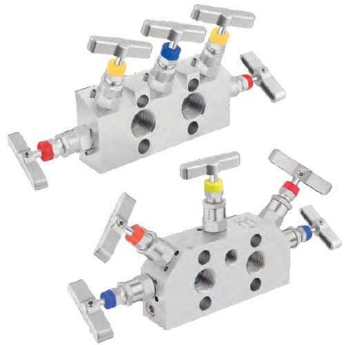 MVA 5-HANDLE ANGULAR MANIFOLD VALVE MVA5ASH2DG WinSMART™ - Image 1