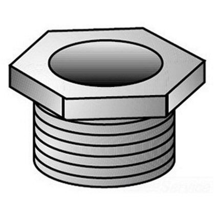 EGS O-Z/Gedney 750 1/2in Insulated Conduit Nipple MNPS Malleable Iron - Image 1