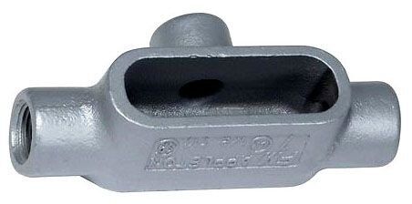 1/2 inch T-Type Grayloy-Iron conduit body by Appleton