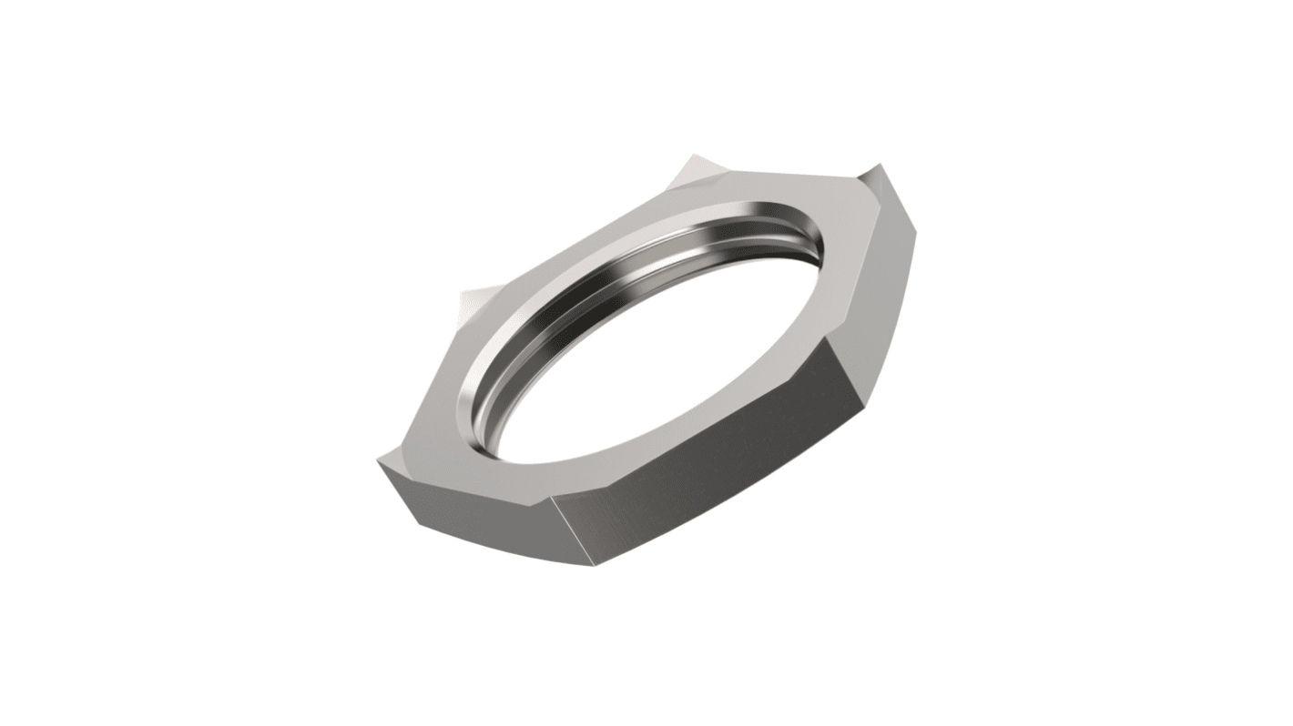 M63 size brass locknut for cable gland – Part No: BLN63