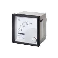 Siemens Plug-in Ammeter 3NJ6900-4HG22 Bi-metal 250/5A Class 1 Siemens 3NJ6900-4HG22 plug-in bi-metal ammeter for switch disconnectors