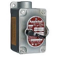 EGS Appleton EDS150F1 1-Pole 20A Explosion Proof Switch EGS Appleton EDS150F1 20 Amp 1-pole explosion proof switch