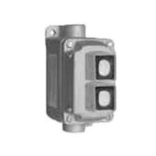 EGS Appleton EFDB110U2 Explosion-Proof Pushbutton Station EGS Appleton EFDB110U2 pushbutton station with 1" hub and 2-circuit universal dead-end configuration