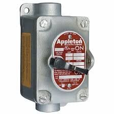 20A explosion proof tumbler switch EFS175F3W from EGS Appleton