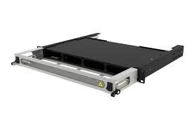 Commscope Fiber Splice Panel HD-1U-SP – 1U Sliding, 48 LC Ports Commscope Fiber Splice Panel HD-1U-SP – Sliding 1U Panel for 48 Duplex LC Ports