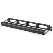 Firm Metals Horizontal Cable Manager HM14C – 1U 4" Extension Firm Metals Horizontal Cable Manager HM14C 1U with 4-inch extension and cover