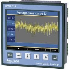 Janitza UMG511 Power Analyzer for 3-phase and 1-phase monitoring