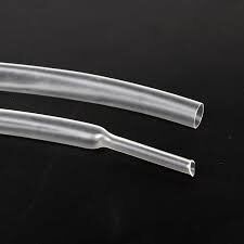 Image of transparent heat shrink tube, 9mm diameter, 100m roll for sealing wire connections