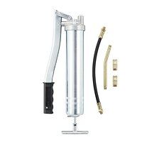 Image of PRESSOL grease gun, part number 12 734 804, showing fittings and accessories