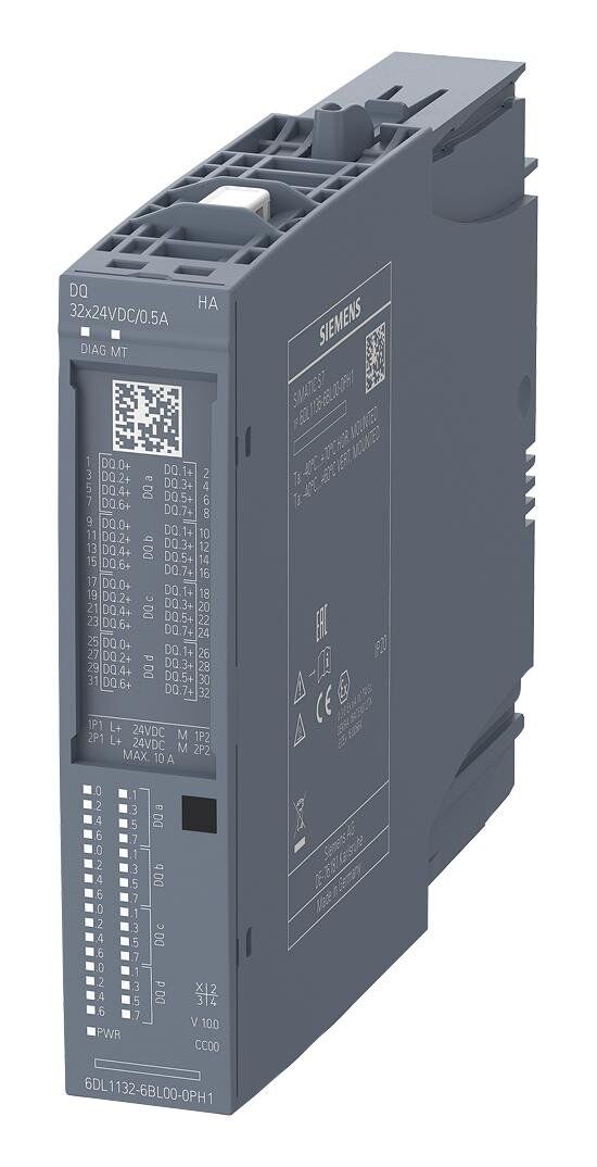 Image of Siemens SIMATIC ET 200SP HA digital output module, 6DL1132-6BL00-0PH1
