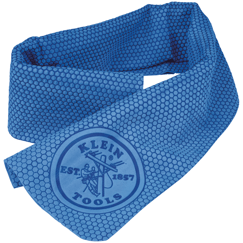 Image of Klein Tools Cooling Towel, part number 60090, blue PVA cooling design