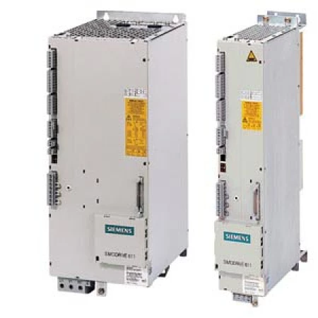 Siemens SIMODRIVE 611 Infeed Module 6SN1145-1AA01-0AA1 Image of Siemens SIMODRIVE 611 infeed module, part number 6SN1145-1AA01-0AA1