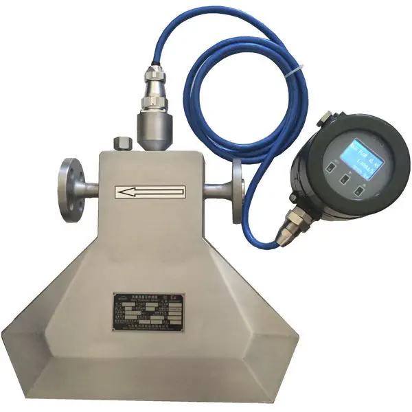 Coriolis Mass Flowmeter MTCMF-003 DN003 Image of Coriolis Mass Flowmeter MTCMF-003 DN003, remote type, with stainless steel housing