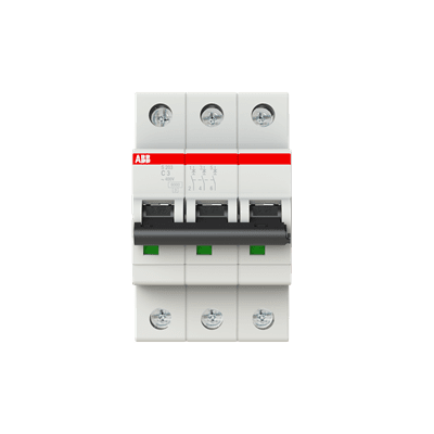 ABB Miniature Circuit Breaker S203-C63 3P 63A ABB S203-C63 3P 63A Miniature Circuit Breaker