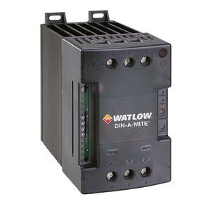 Image of Watlow Power Controller, part number DC2T-48S0-0000, showing housing and terminal design
