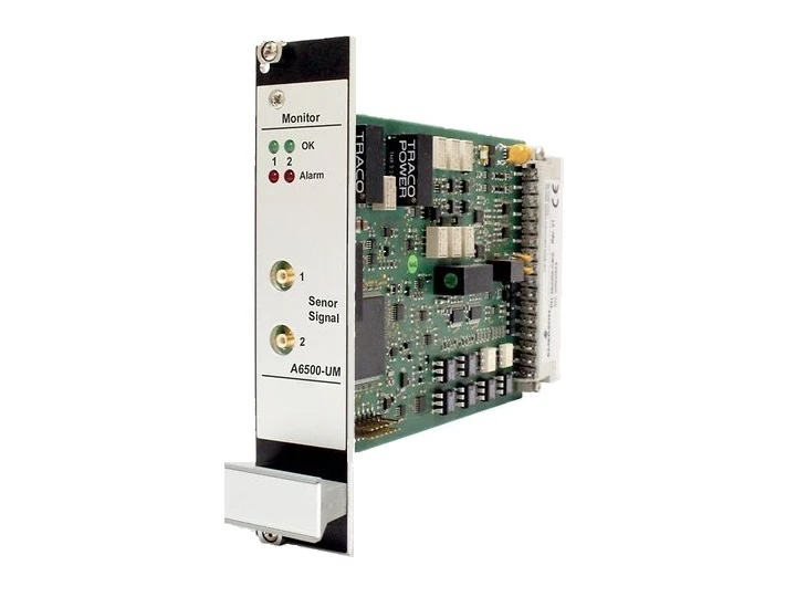 Emerson Universal Measurement Card A6500-UM Image of Emerson A6500-UM card used with AMS 6500 for universal sensor measurement