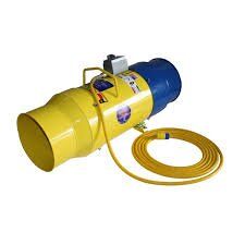 Texas Pneumatic 12" Tornado Blower with TEFC electric motor for industrial ventilation