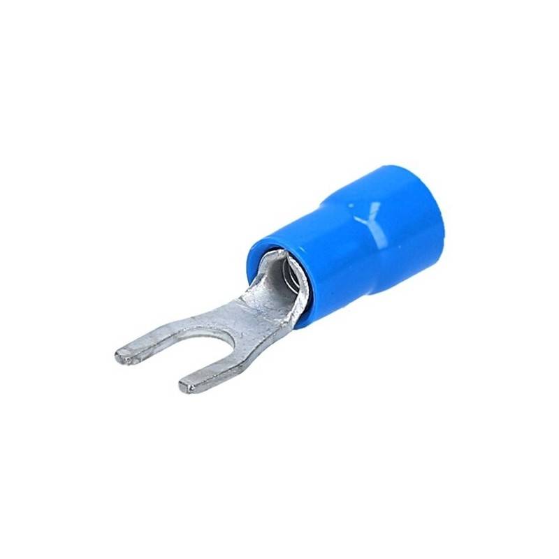 Image of insulated pin-type cable lug for 2.5 mm² wire with bell-mouthed barrel