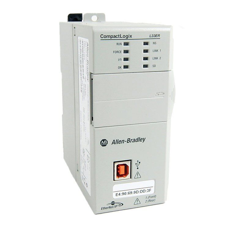 Rockwell Automation 11769L33ER CompactLogix Controller Rockwell 11769L33ER (1769-L35E) CompactLogix PLC with Ethernet