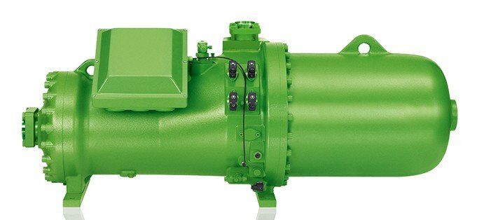 Bitzer CSH7553-70Y-40P Screw Compressor Bitzer semi-hermetic screw compressor CSH7553-70Y-40P, 275–400 PSI, 440–480 VAC