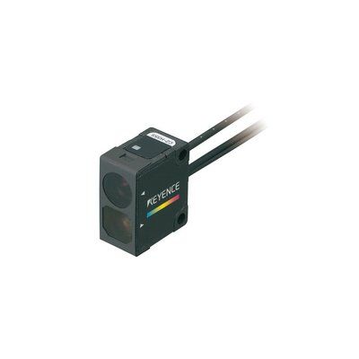 Keyence CZ-H35S Reflective Sensor Head with Shine Cancellation Keyence CZ-H35S reflective sensor head with shine cancellation, 28–52 mm detection range, and multi-color LED light source