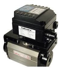 Valworx Electro Pneumatic Positioner 529960A Image of Valworx Electro Pneumatic Positioner, part number 529960A, showing aluminum housing and connection details