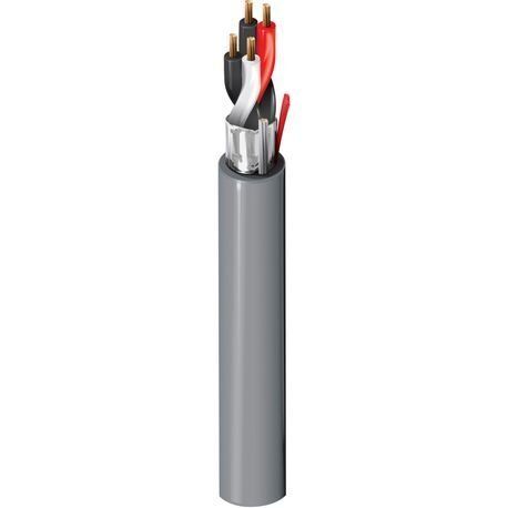 Belden 5341FE 2P 18AWG stranded bare copper foil shielded cable with PP insulation, PVC jacket, 305m roll