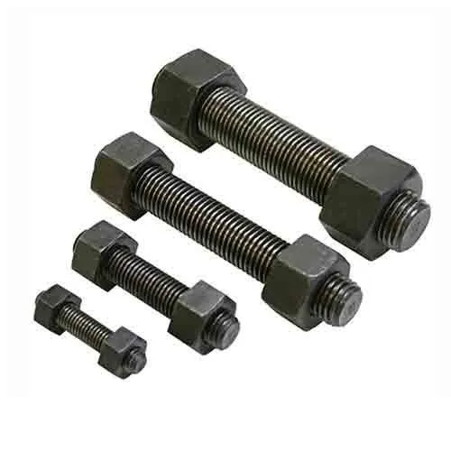 Asia Bolts B7M Stud Bolt with 2HM Nuts Asia Bolts Stud Bolt ASTM A193 B7M with Heavy Hex Nuts ASTM A194 2HM