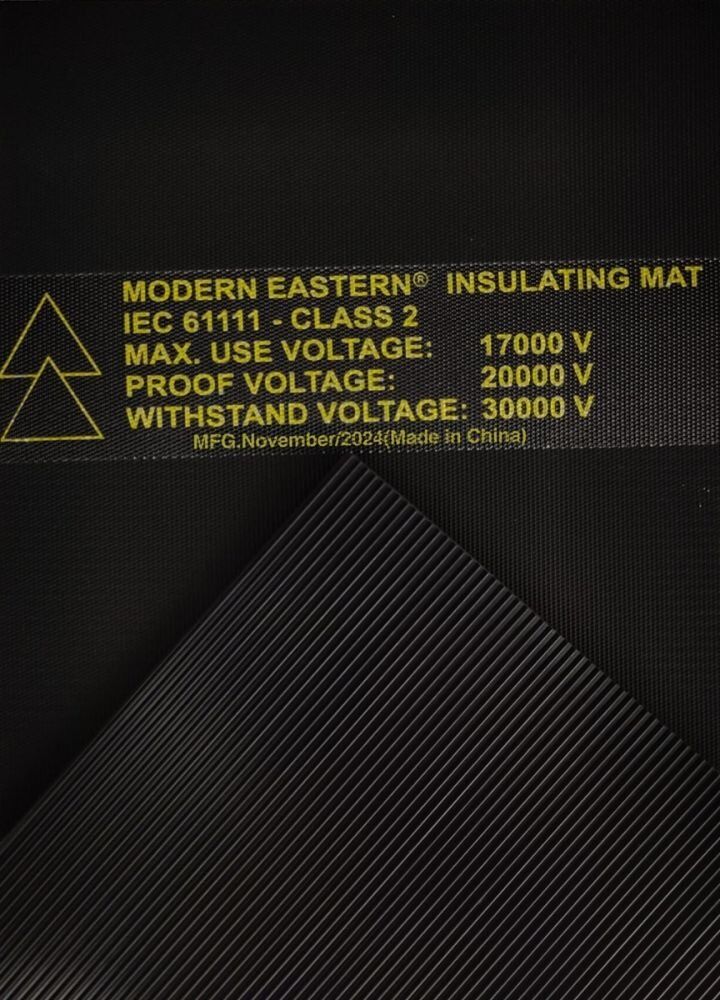 Modern Eastern High-Voltage Insulating Rubber Mat CME-IEC-2