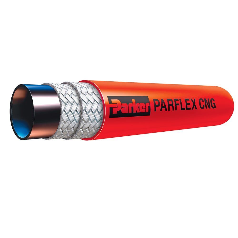 Parker 5CNG-8 CNG Parflex Hose Heavy Duty Red Natural Gas Fuel Hose
