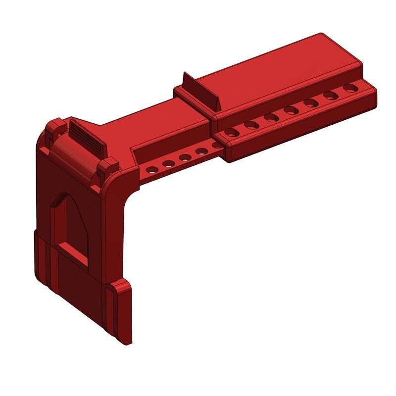 VLO-BAN-F06-BS02-01 Adjustable Ball Valve Lockout, Medium (50–70mm) VLO-BAN-F06A - Image 1