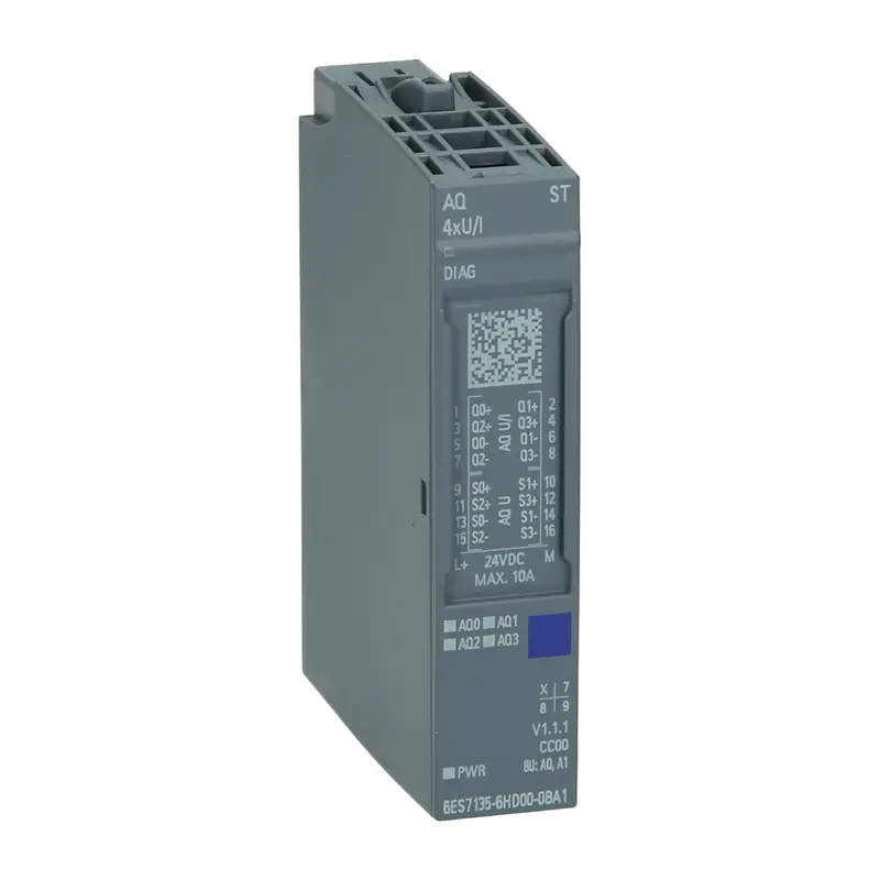 Siemens SIMATIC ET 200SP Analog Output Module AQ 4xU/I ST 6ES7135-6HD00-0BA1