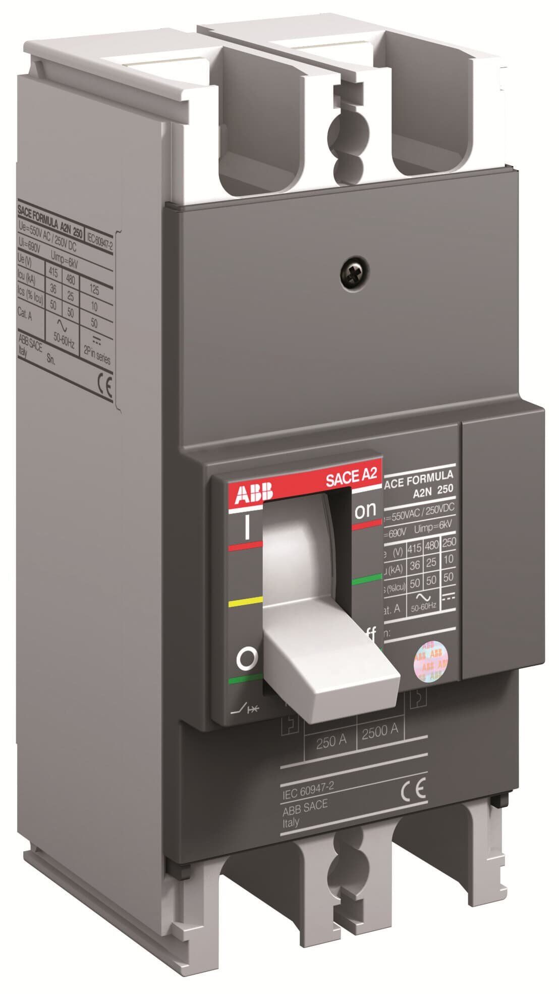 ABB A2A 250 TMF 2-Pole UL Circuit Breaker