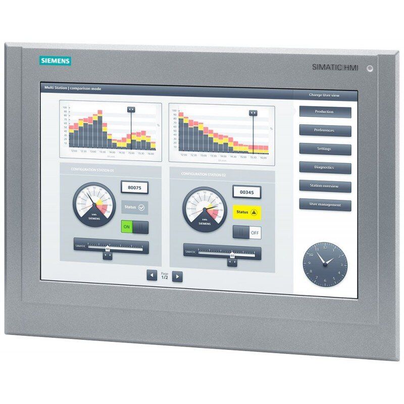 Siemens HMI Panel 6AV2124-0QC13-0AX0 Siemens HMI Panel 6AV2124-0QC13-0AX0