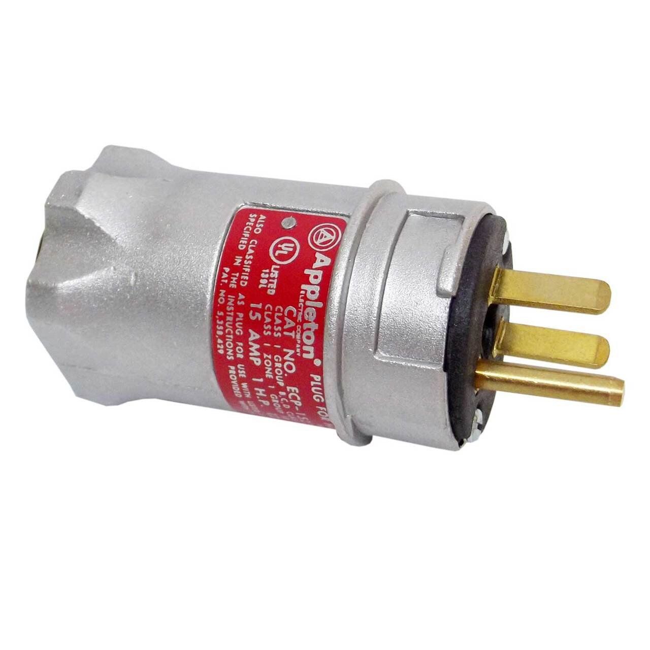 Appleton ECP 1523 electrical plug 15A 125V Appleton ECP 1523 Electrical Plug – 15A 125V Industrial Plug