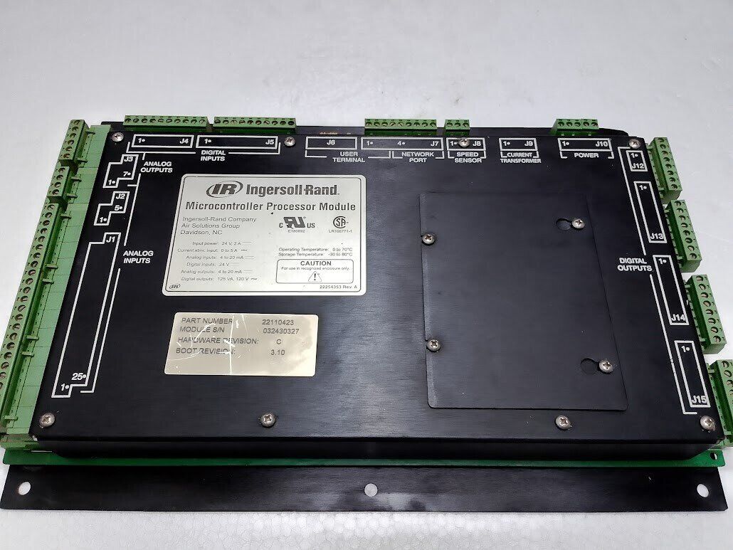 Ingersoll-Rand Processor Module 22110423 Model 85710960 Controller Ingersoll-Rand Processor Module 22110423 Model 85710960 Controller