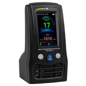PCE-RCM 12 Air Quality Meter PCE Instruments PCE-RCM 12 Air Quality Meter for CO2, PM2.5, PM10, HCHO, Temperature, Humidity
