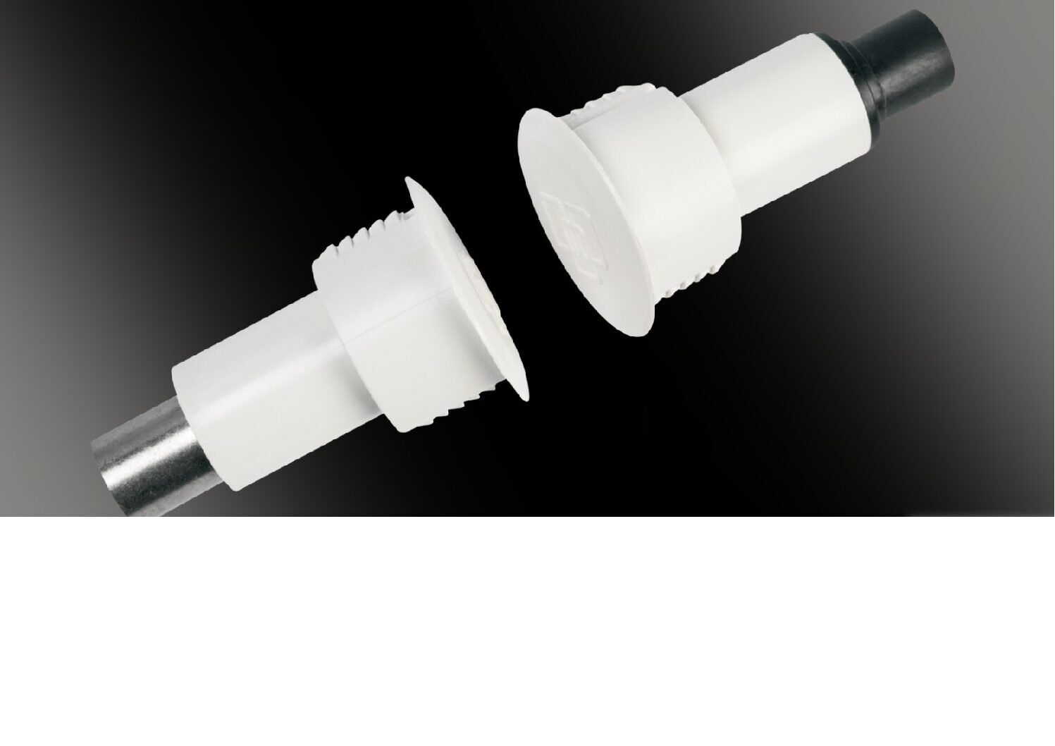 GE Security Interlogix 1076-N Recessed Steel Door Contact with Wire Leads - Image 1