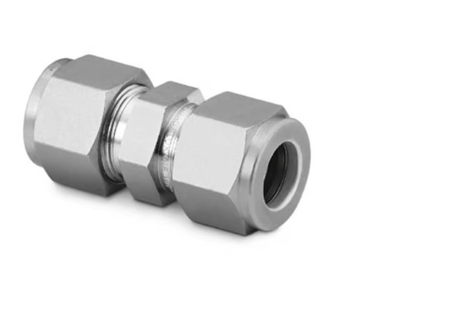 Stainless Steel Swagelok Tube Fitting, Union, 5/8 in. Tube OD.  SS-1010-6 - Image 1