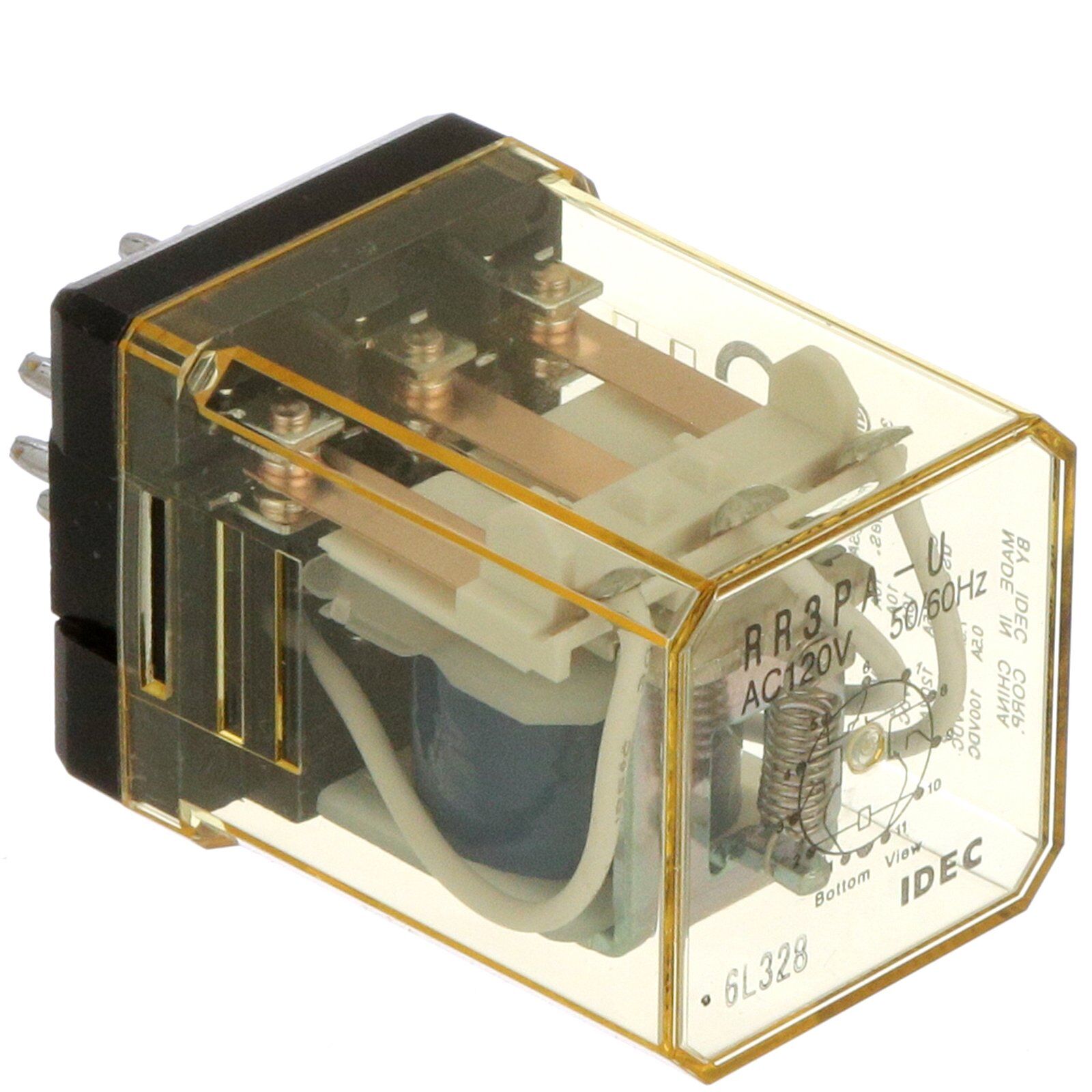 IDEC Power Relay RR3PA-UAC120V - Octal 3PDT, 10A, 120 VAC