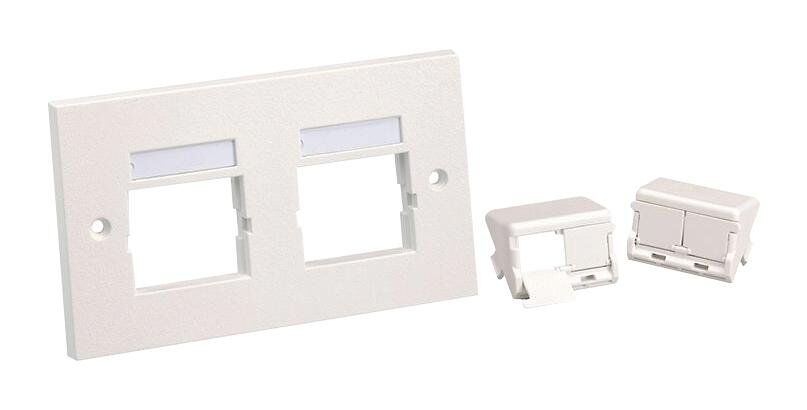 Panduit CFPUKS4SAW‑2GY Faceplate Panduit CFPUKS4SAW‑2GY Faceplate