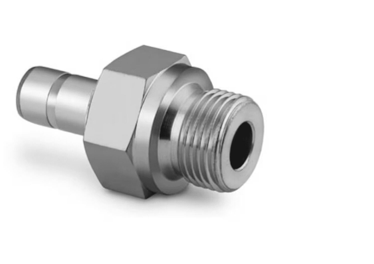 Specification Details Body Material 316 Stainless Steel Connection 1 Size 10 mm Connection 1 Type Swagelok® Tube Adapter Connection 2 Size 1/4 in. Connection 2 Type Male ISO Parallel Thread Shoulder Type Straight Shoulder Cleaning Process Standard Cleaning and Packaging (SC-10) Flow Restrictor No Bored Through Yes