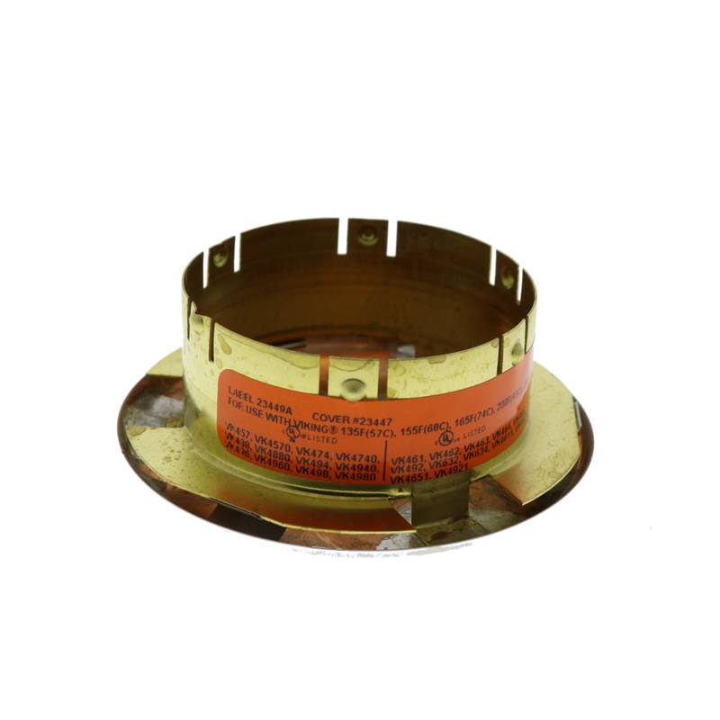 Viking 13504BA Bright Brass Concealed Push-On Cover Plate