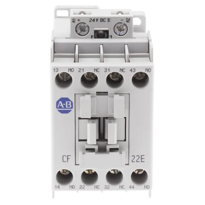 Allen Bradley 700-CF220ZJ control relay with 24VDC coil and 4-pole configuration